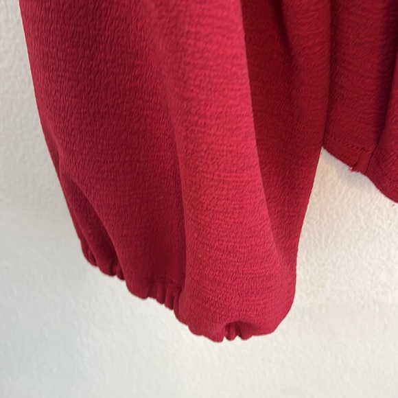 Wrap top dark red - Picture 5 of 5